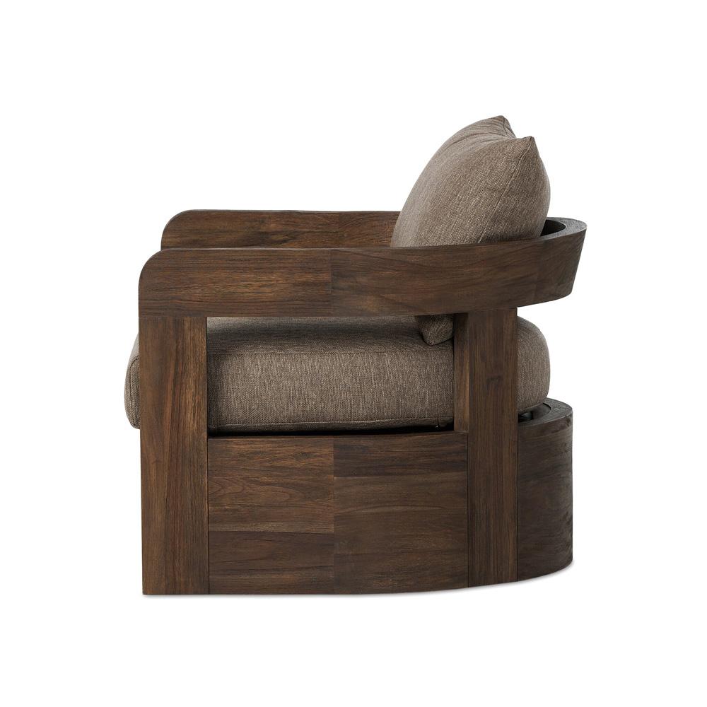 Four Hands - Pembrook - Jackson Outdoor Swivel Chair - Ellor Brown - 245780-003 veiw 4