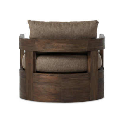 Four Hands - Pembrook - Jackson Outdoor Swivel Chair - Ellor Brown - 245780-003 veiw 5