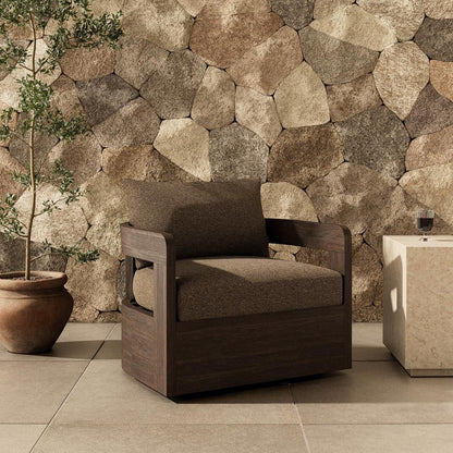 Four Hands - Pembrook - Jackson Outdoor Swivel Chair - Ellor Brown - 245780-003 veiw 12