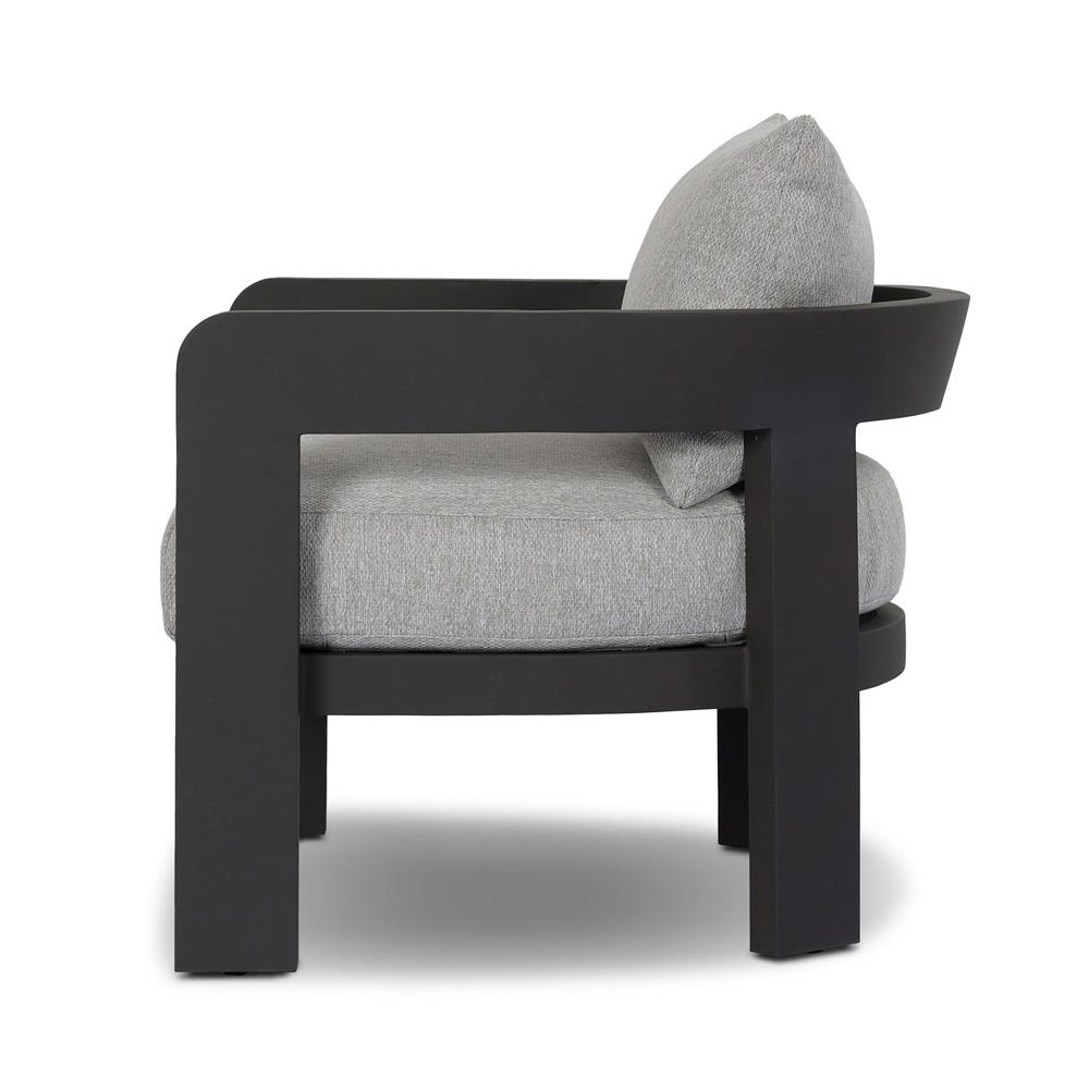 Four Hands - Pembrook - Jackson Outdoor Metal Chair - Concha Fog - 247452-002 veiw 3