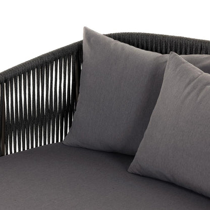 Four Hands - Solano - Porto Outdoor Daybed - Venao Charcoal - 227910-002 veiw 8