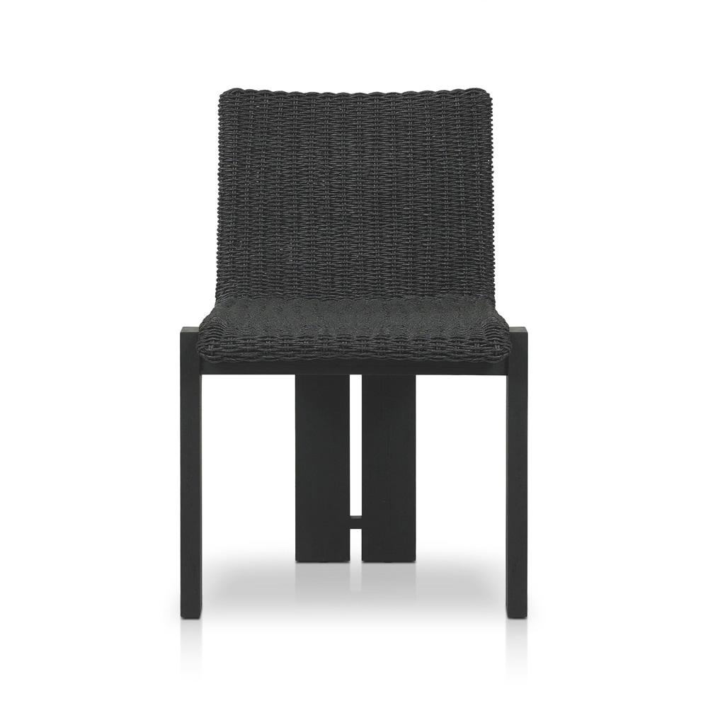 Four Hands - Duvall - Roxy Outdoor Dining Chair - Faux Black Hyacinth - 242406-003 veiw 2