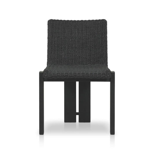 Four Hands - Duvall - Roxy Outdoor Dining Chair - Faux Black Hyacinth - 242406-003 veiw 2