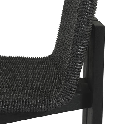 Four Hands - Duvall - Roxy Outdoor Dining Chair - Faux Black Hyacinth - 242406-003 veiw 9