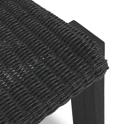 Four Hands - Duvall - Roxy Outdoor Dining Chair - Faux Black Hyacinth - 242406-003 veiw 10
