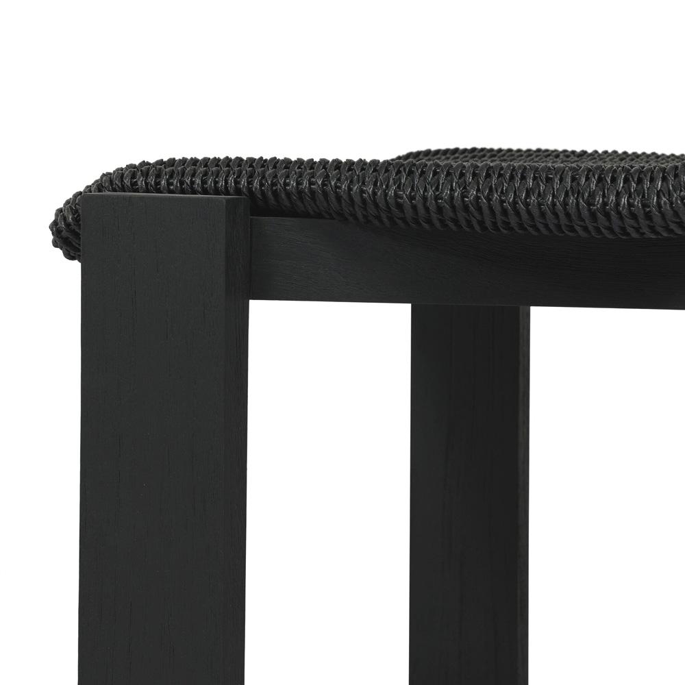 Four Hands - Duvall - Roxy Outdoor Dining Chair - Faux Black Hyacinth - 242406-003 veiw 11