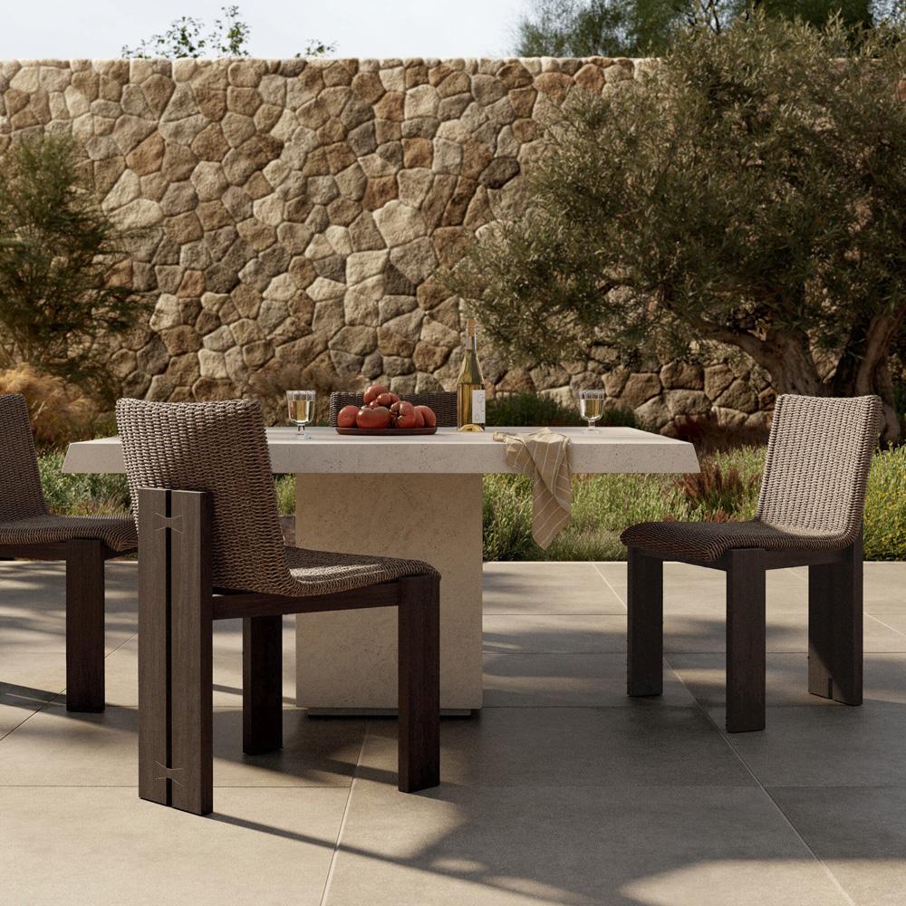 Four Hands - Duvall - Roxy Outdoor Dining Chair - Faux Dark Hyacinth - 242406-001 veiw 11