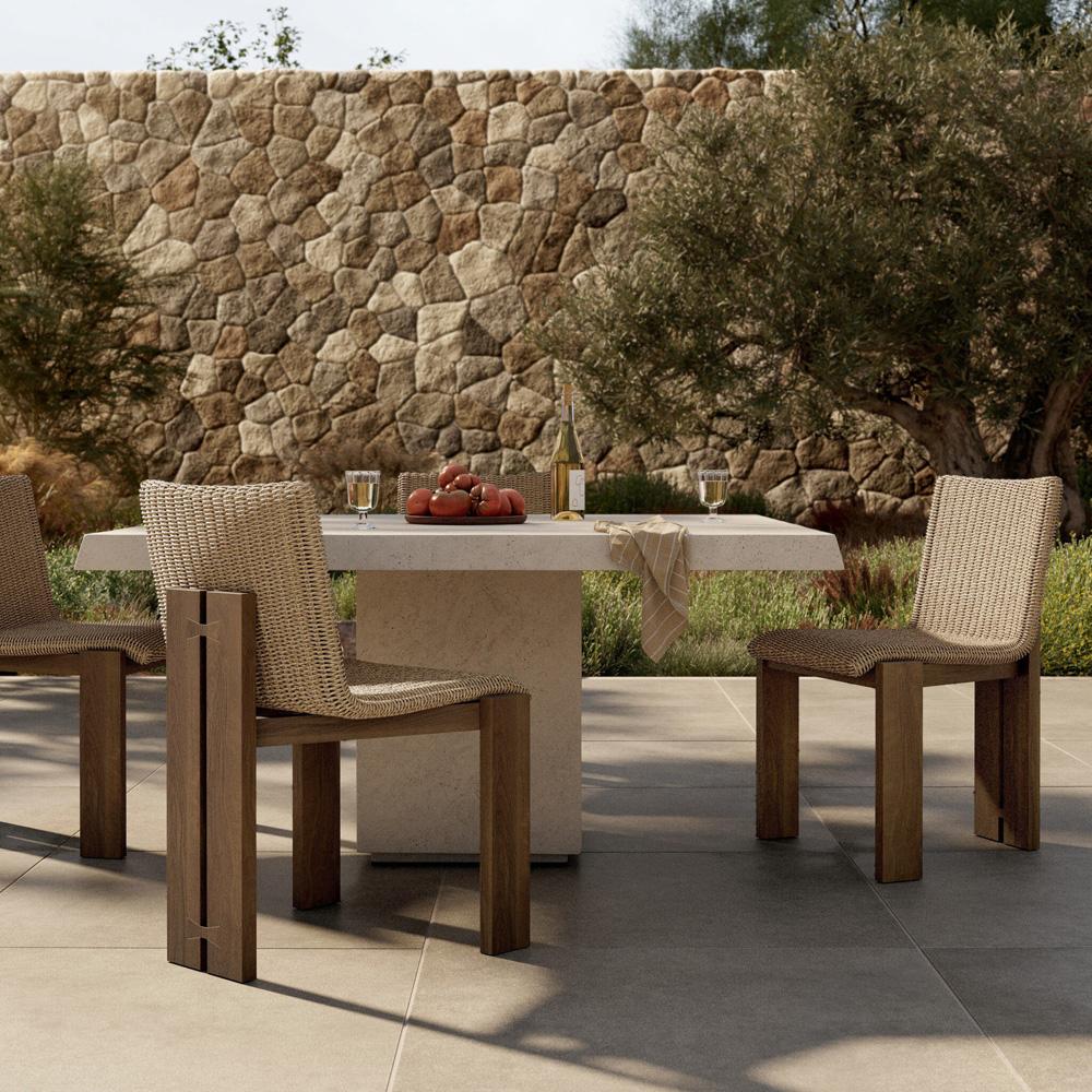 Four Hands - Duvall - Roxy Outdoor Dining Chair - Faux Hyacinth - 242406-002 veiw 12