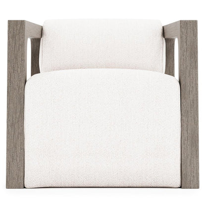 Bernhardt - Leilani Outdoor Swivel Chair - Weathered Teak Finish - O4318SA veiw 2