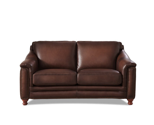 Hydeline - Belfast Loveseat in Caramel - 66991-20V01-LS1868 veiw 1