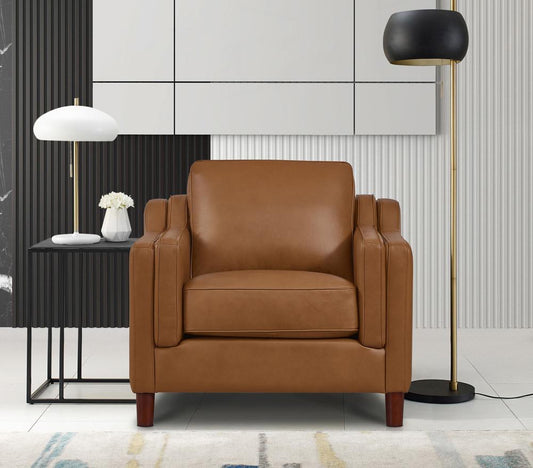 Hydeline - Bella Chair in Cognac - 69932-10V02-LS2523 veiw 2