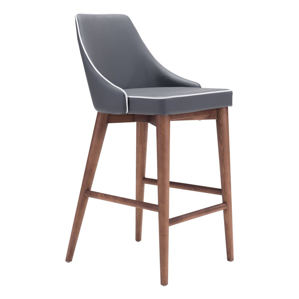 Zuo Modern - Moor Counter Stool Dark Gray - 100280 veiw 1