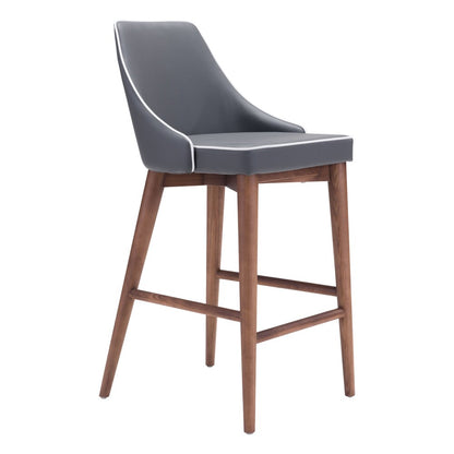 Zuo Modern - Moor Counter Stool Dark Gray - 100280 veiw 1
