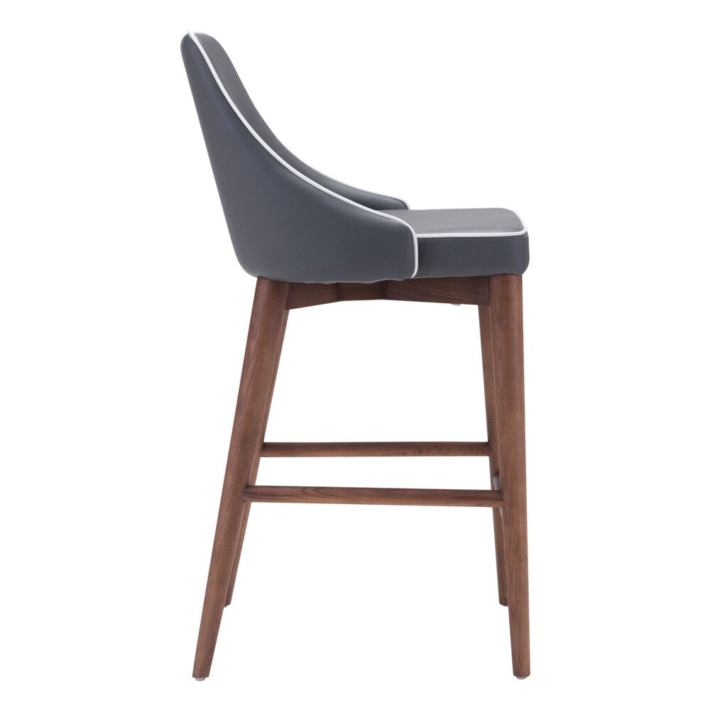 Zuo Modern - Moor Counter Stool Dark Gray - 100280 veiw 2