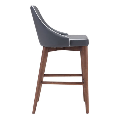 Zuo Modern - Moor Counter Stool Dark Gray - 100280 veiw 2