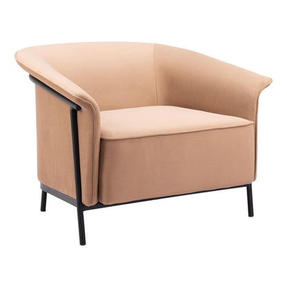 Zuo Modern - Burry Accent Chair Tan - 110117 veiw 1