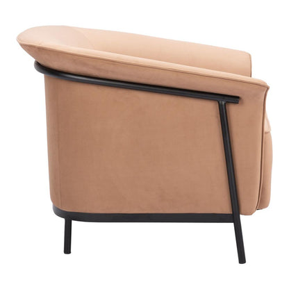 Zuo Modern - Burry Accent Chair Tan - 110117 veiw 2