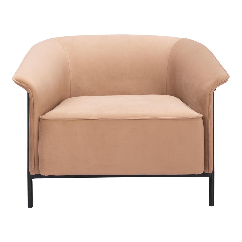Zuo Modern - Burry Accent Chair Tan - 110117 veiw 3