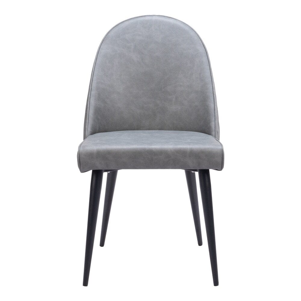 Zuo Modern - Silloth Armless Dining Chair (Set of 2) Gray - 110118 veiw 3