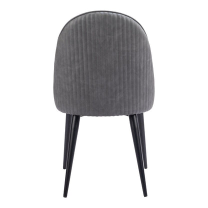 Zuo Modern - Silloth Armless Dining Chair (Set of 2) Gray - 110118 veiw 4
