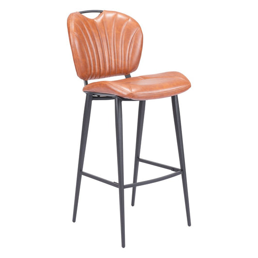 Zuo Modern - Terrence Barstool Vintage Brown - 109339 veiw 1