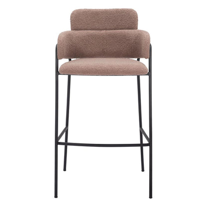 Zuo Modern - Marcel Barstool (Set of 2) Brown - 109668 veiw 3