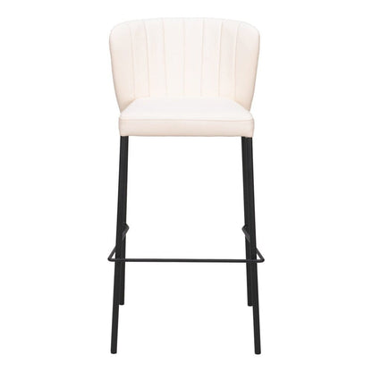 Zuo Modern - Linz Barstool (Set of 2) Cream - 109782 veiw 3