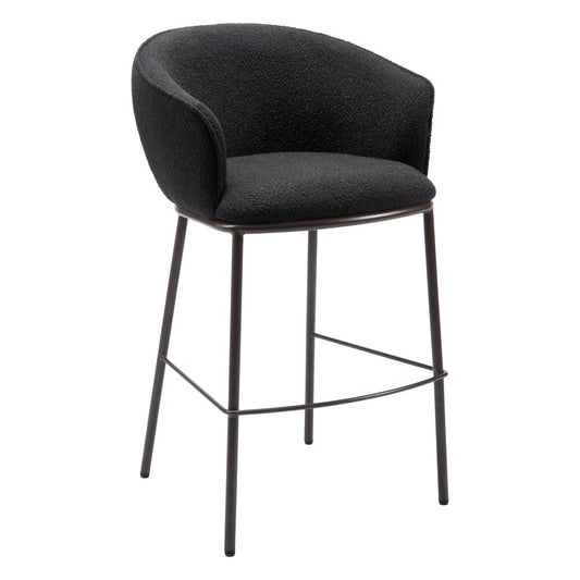 Zuo Modern - Essen Barstool Black & Bronze - 109810 veiw 1