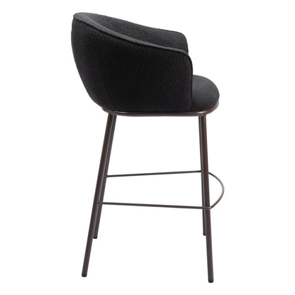 Zuo Modern - Essen Barstool Black & Bronze - 109810 veiw 2