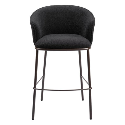 Zuo Modern - Essen Barstool Black & Bronze - 109810 veiw 3