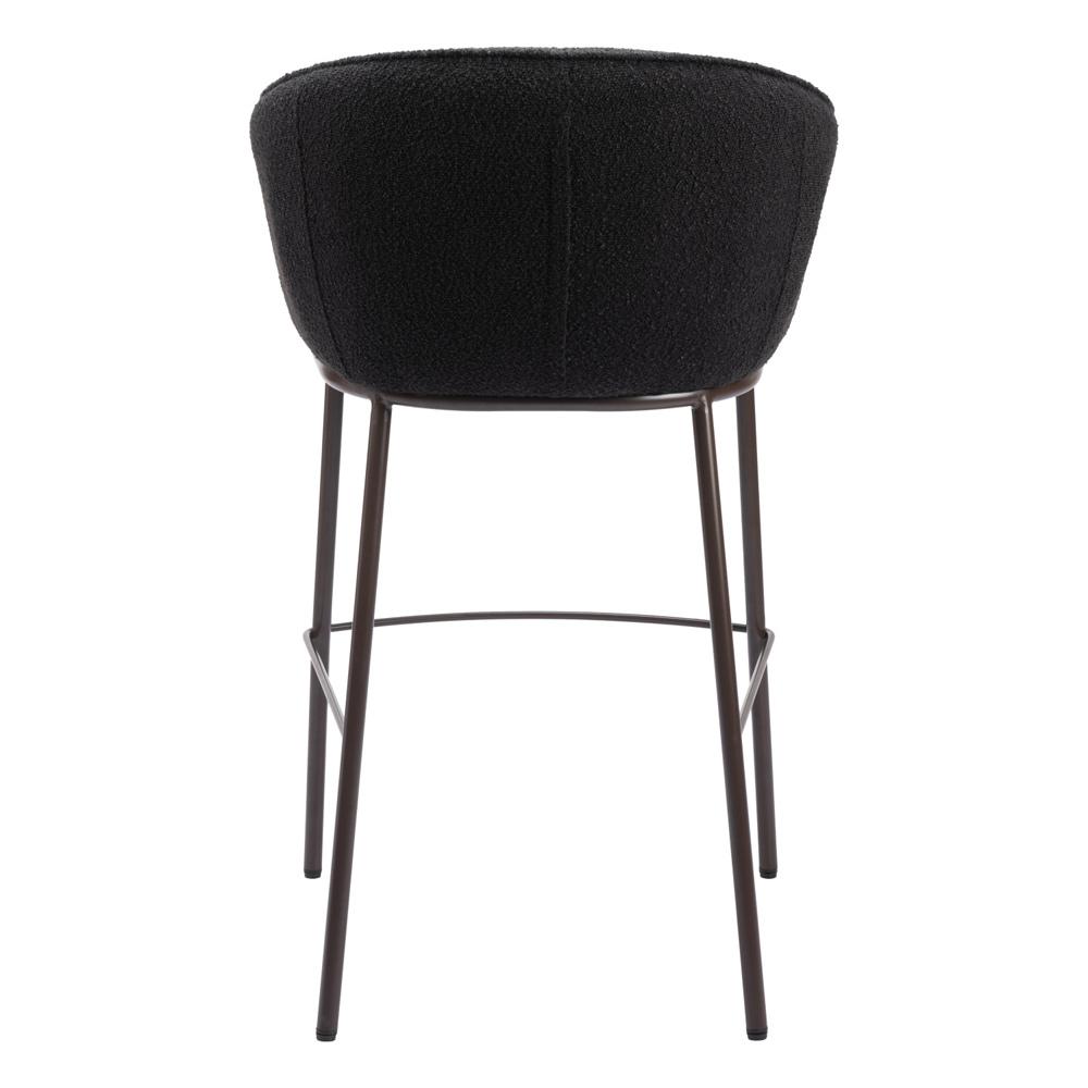 Zuo Modern - Essen Barstool Black & Bronze - 109810 veiw 4