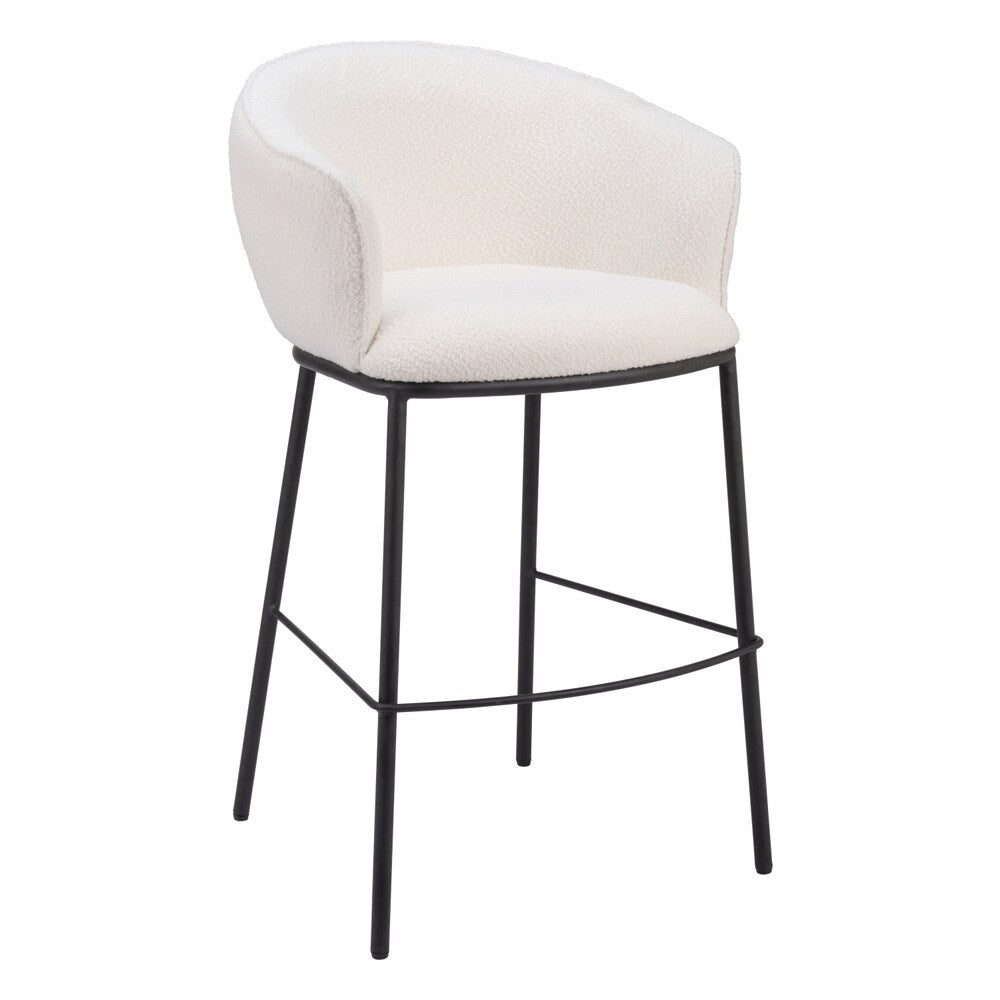 Zuo Modern - Essen Barstool Ivory - 109808 veiw 1