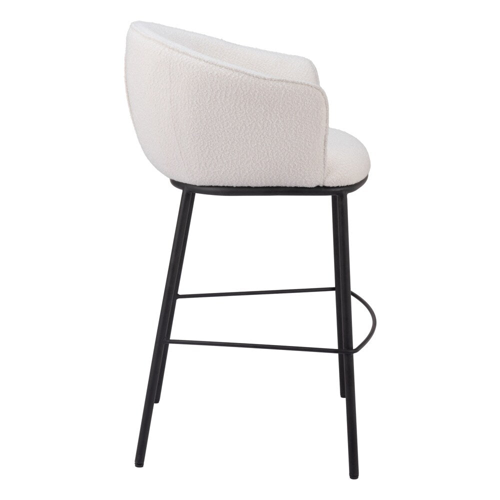 Zuo Modern - Essen Barstool Ivory - 109808 veiw 2