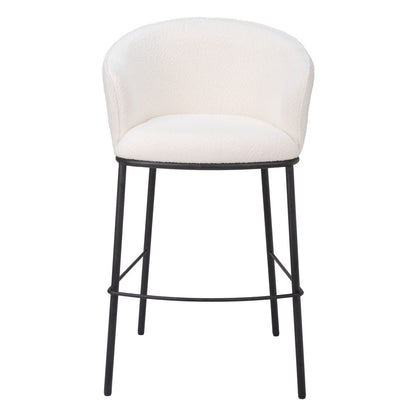 Zuo Modern - Essen Barstool Ivory - 109808 veiw 3