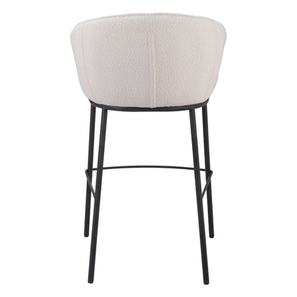 Zuo Modern - Essen Barstool Ivory - 109808 veiw 4