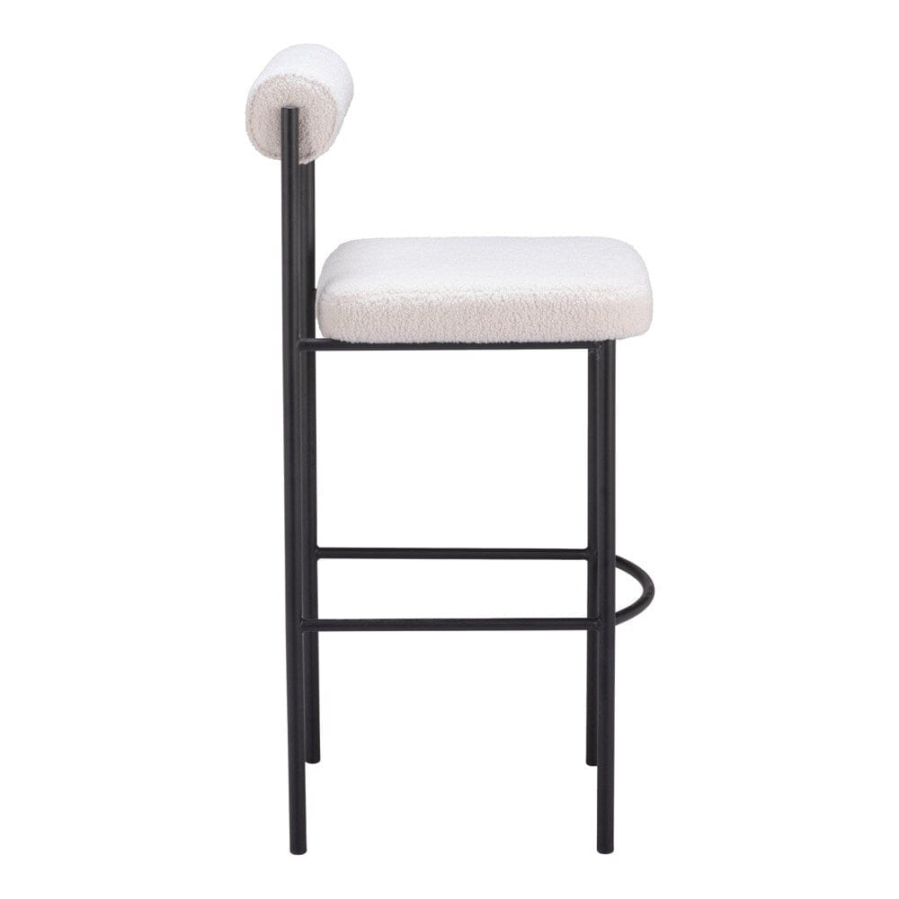 Zuo Modern - Livorno Barstool (Set of 2) Ivory - 109812 veiw 2