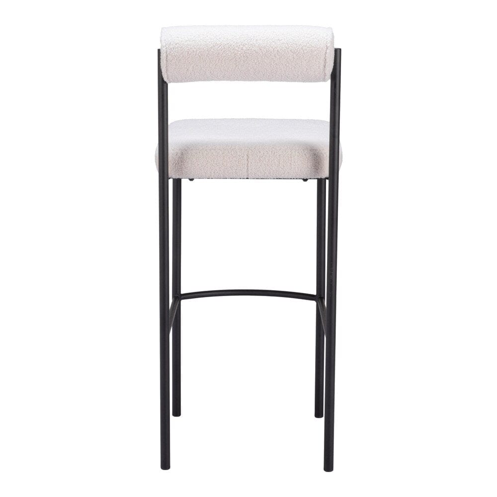 Zuo Modern - Livorno Barstool (Set of 2) Ivory - 109812 veiw 4
