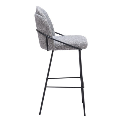 Zuo Modern - Jambi Barstool (Set of 2) Black & White - 109968 veiw 2