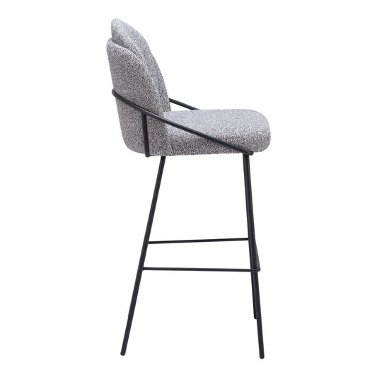 Zuo Modern - Jambi Barstool (Set of 2) Black & White - 109968 veiw 2