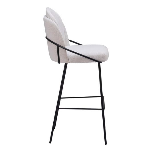 Zuo Modern - Jambi Barstool (Set of 2) Ivory - 109969 veiw 2