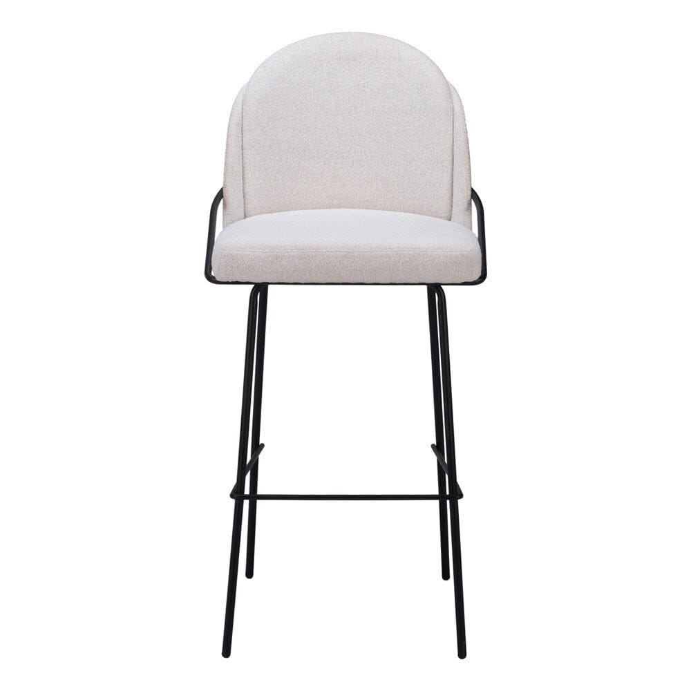 Zuo Modern - Jambi Barstool (Set of 2) Ivory - 109969 veiw 3