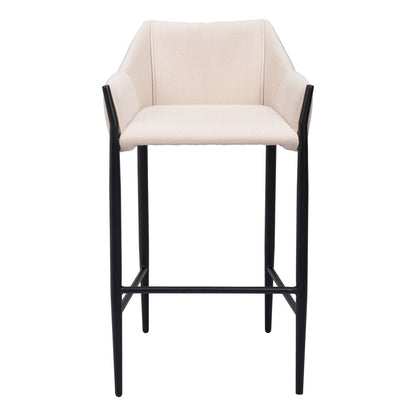Zuo Modern - Andover Barstool Beige - 110170 veiw 3