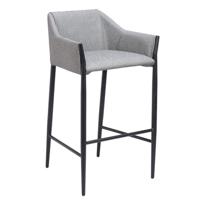 Zuo Modern - Andover Barstool Slate Gray - 110169 veiw 1