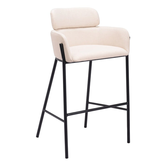 Zuo Modern - Bremor Barstool Beige - 110174 veiw 1
