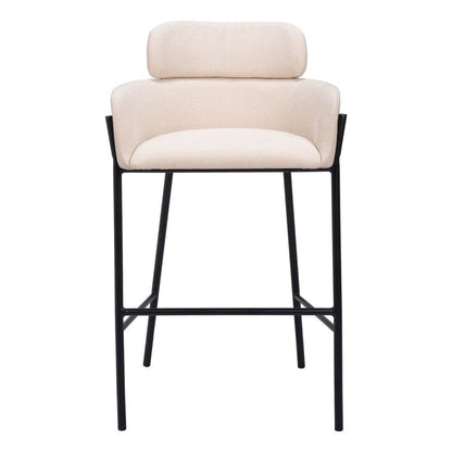 Zuo Modern - Bremor Barstool Beige - 110174 veiw 3