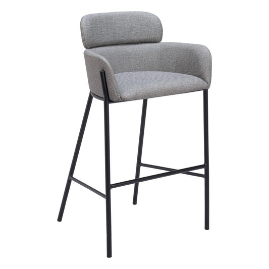 Zuo Modern - Bremor Barstool Slate Gray - 110173 veiw 1