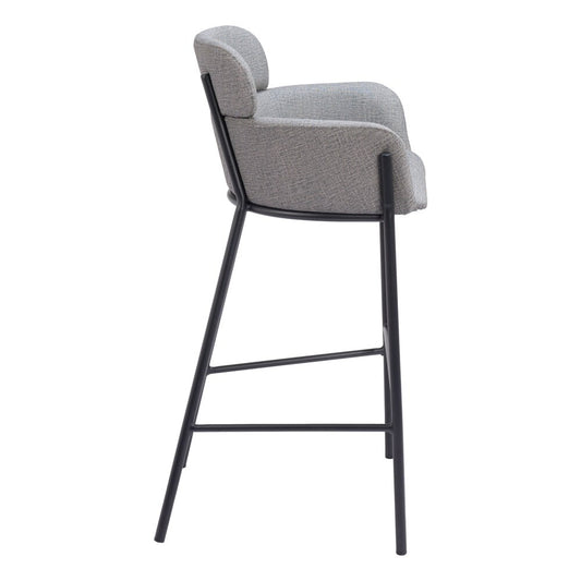Zuo Modern - Bremor Barstool Slate Gray - 110173 veiw 2