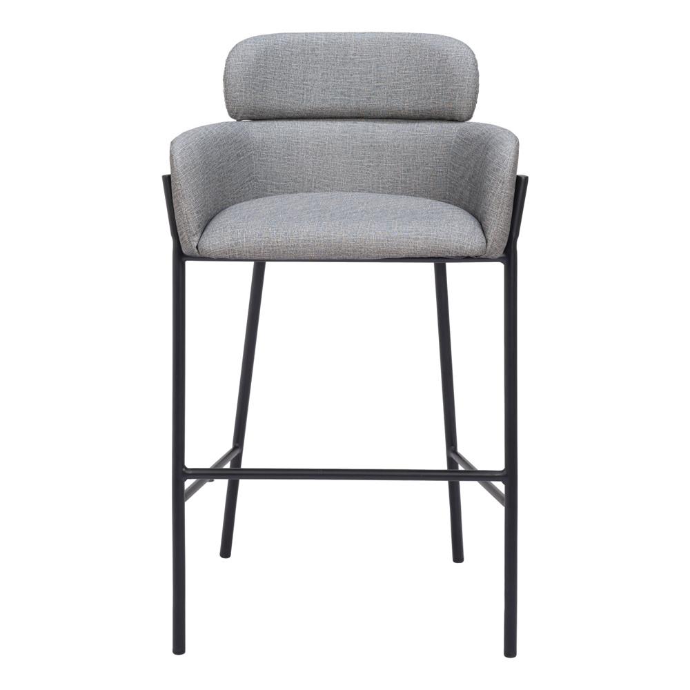 Zuo Modern - Bremor Barstool Slate Gray - 110173 veiw 3