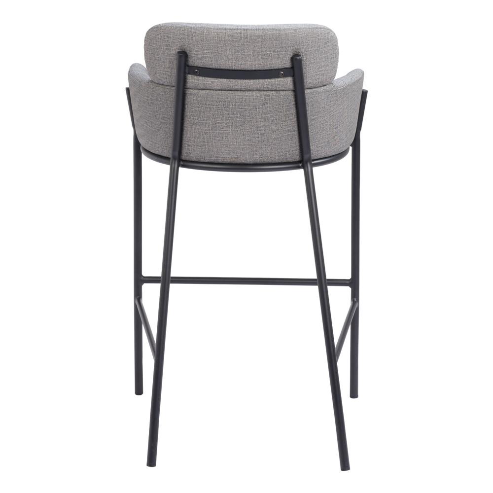 Zuo Modern - Bremor Barstool Slate Gray - 110173 veiw 4