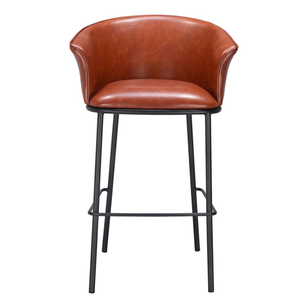 Zuo Modern - Garston Barstool Brown - 110178 veiw 3